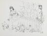 [Untitled] (Satyr by Fence (Woman and Satyr))