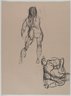 Untitled (Two Poses: Standing and Sitting) from Iggy Pop Life Class by Jeremy Deller