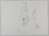 Untitled (Two Poses: Standing and Detail of Sitting) from Iggy Pop Life Class by Jeremy Deller
