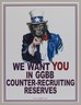 We Want You in GGBB Counter-Recruiting Reserves