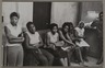 Women in Police HQ waiting for their relatives who were jailed, July 14, 1967