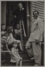 Cab Calloway with kids and winner of Calloway Quizzical radio contest, Providence, RI