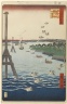 View of Shiba Coast, No. 108 from One Hundred Famous Views of Edo
