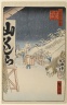 Bikuni Bridge in Snow, No. 114 from One Hundred Famous Views of Edo