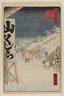 Bikuni Bridge in Snow, No. 114 from One Hundred Famous Views of Edo