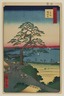 Armor-Hanging Pine, Hakkeisaka, No. 26 in One Hundred Famous Views of Edo