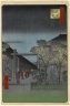 Dawn Inside the Yoshiwara, No. 38 in One Hundred Views of Edo
