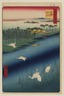 Sakasai Ferry, No. 67 from One Hundred Famous Views of Edo