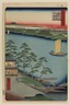 Niijuku Ferry, No. 93 from One Hundred Famous Views of Edo
