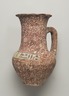 Inscribed Funerary Vessel Painted to Imitate Stone