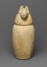 Canopic Jar and Lid (Depicting a Jackal)