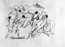 Figures Dancing in a Circle
