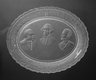 Plate (George Washington, James Garfield, &amp; Abraham Lincoln)