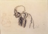 Head of an Old Woman in Profile (T&ecirc;te de vieille femme de profil &agrave; gauche) [recto]; Study of Heads (&Eacute;tude de t&ecirc;tes) [verso]