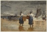 Fisher Girls on the Beach, Cullercoats