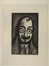 Homme &agrave; la moustahce, souriant, Illustration for R&eacute;incarnations du P&egrave;re Ubu