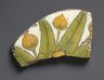 Tile Fragment with Mandragora Fruit and Leaves