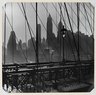 New York Harbor, View of Lower Manhattan from Brooklyn Bridge, October 1946
