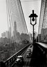 New York Harbor, Looking Toward Manhattan from the Footpath on Brooklyn Bridge, October 1946