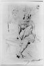 Female Nude Crouching on a Table (Auf einem Tische kauernder weiblicher Akt)