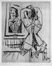 Woman Seated Before a Mirror (Frau, sitzende vor Spiegel)