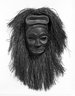 Ekpo Society Mask with Fringe Attachment