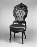 Side chair (one of a set of three) (Rococo Revival style)