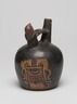 Double Spout Bridge Vessel with Incised Chavin imagery