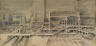 Sectional View Showing Traffic Facilities at the Brooklyn Bridge in Connection with Proposed Manhattan Terminal ...