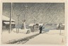 Snow at Tsukijima, from the series Twelve Scenes of Tokyo