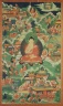 Shakyamuni Buddha Surrounded with Scenes of his Life