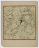 (Figures and Animals and Geometric Designs on Pale Green Background)