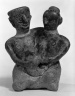 Sawankhalok Figure of a Seated Couple with a Child
