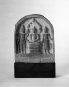 Architectural Element from a Temple: Scene of Buddha Mucalinda and Attendants