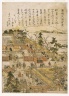 View of Tenman Shrine at Tojima, from an untitled series of Famous Places in Edo