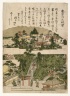 Panoramic View of Atagoyama, from an untitled series of Famous Places in Edo