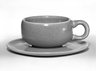 Cup and Saucer, American Modern Pattern