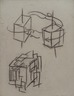 [Untitled] (Lecture Drawing) (Study of a Cube in Space)