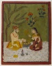 Couple Seated Under a Tree