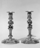Candlestick with Removable Bobeche, One of Pair