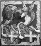Dog with Crosses
