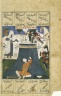 Rustam Rescues Bizhan from the Dungeon, Leaf from a Dispersed Shah-nama Series