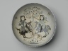 Bowl with Confronted Mounted Horsemen