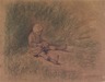 Girl Seated in the Grass (Petite fille assise)