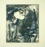 Hanging Scroll (Framed) - Lotus with Dragonfly
