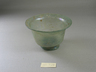 Cup of Molded Green Glass