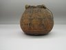 Globular (Tobacco?) Basket with Flat Lid and Carrying Thongs