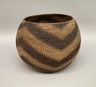 Coiled Storage Basket (Tu-tu) with an &quot;o-du&quot; pattern