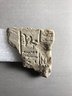 Fragment with Hieroglyphic Inscription