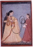 Queen Vantu with a Hookah Attended by a Maid